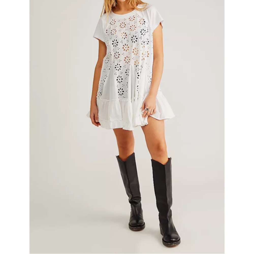 FREE PEOPLE ~Sadler Mini Dress (NWT) - Picture 3 of 11